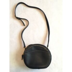 Vintage Coach Chester Canteen Mini Round Black Crossbody